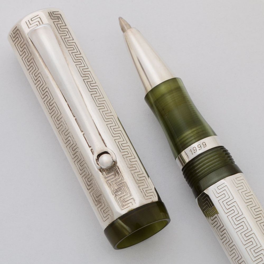 Montegrappa Eleganza Rollerball Pen - Sterling Silver with